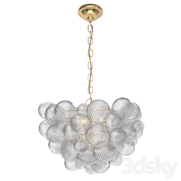 Talia Large Chandelier 3DS Max Model - thumbnail 1