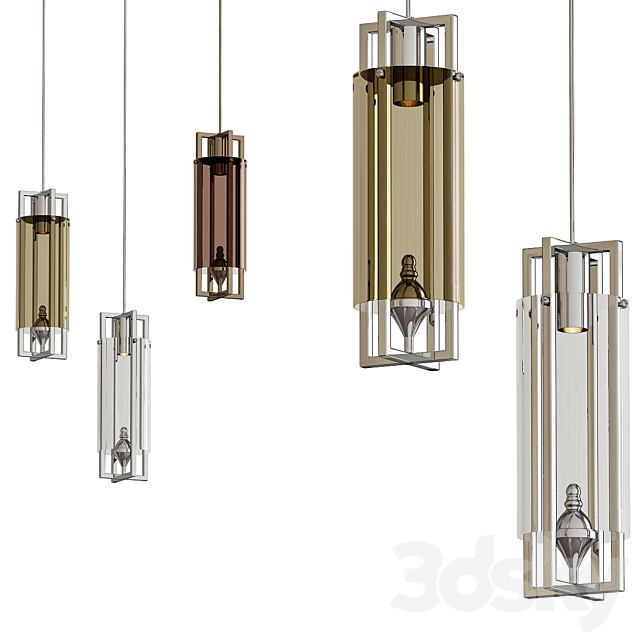 Tech Lighting Pendants_2 3DSMax File - thumbnail 1