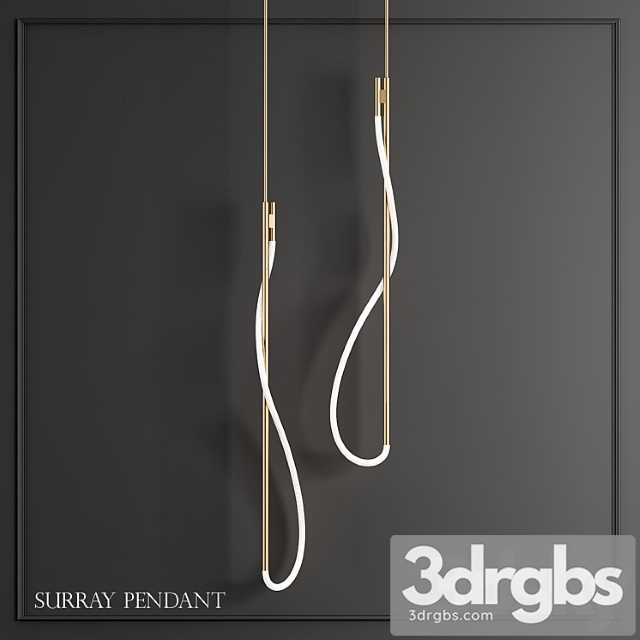 Technical lighting Surray pendant 3dsmax Download - thumbnail 1