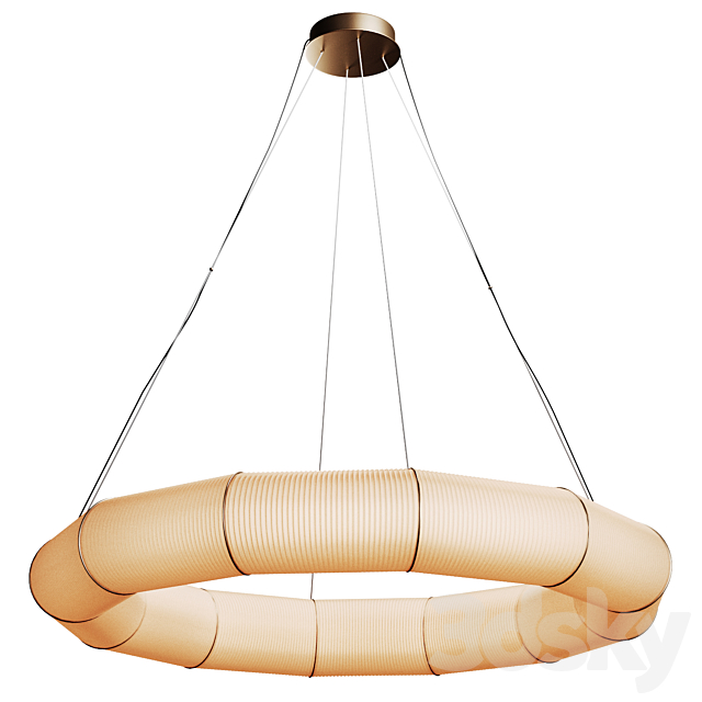 Tekio Circular P8 Pendant Lamp by Anthony Dickens 3DS Max Model - thumbnail 2