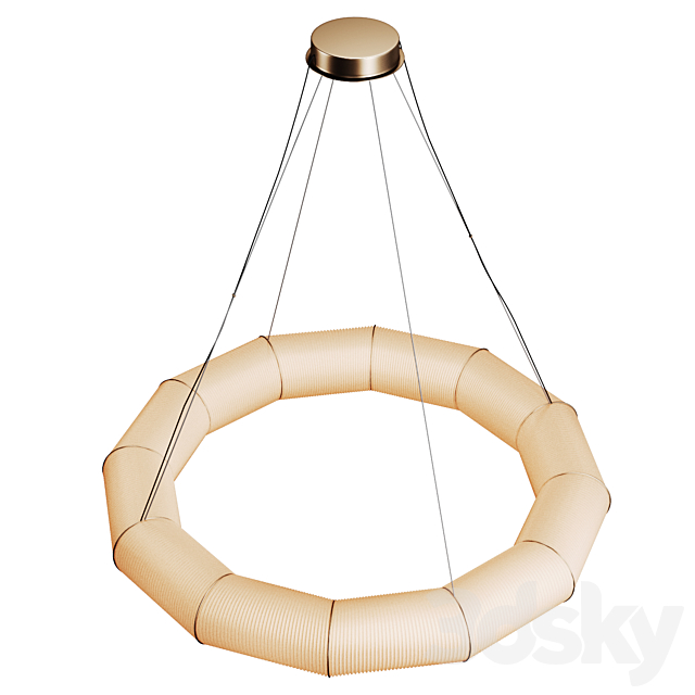 Tekio Circular P8 Pendant Lamp by Anthony Dickens 3DS Max Model - thumbnail 3