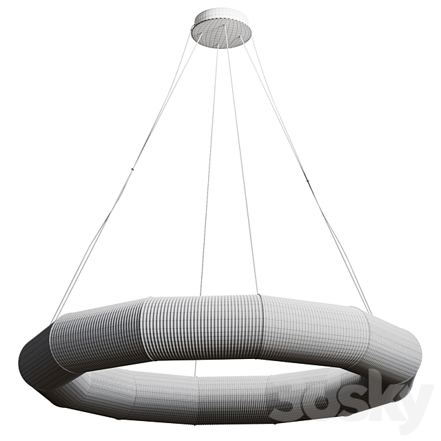 Tekio Circular P8 Pendant Lamp by Anthony Dickens 3DS Max Model - thumbnail 5