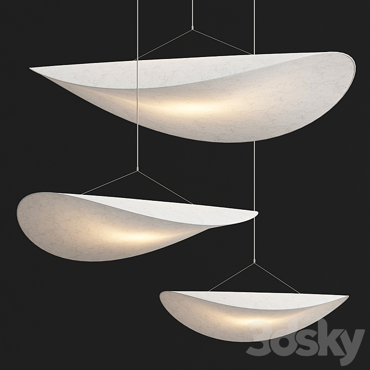 Tense Pendant Lamp 3DS Max Model - thumbnail 1