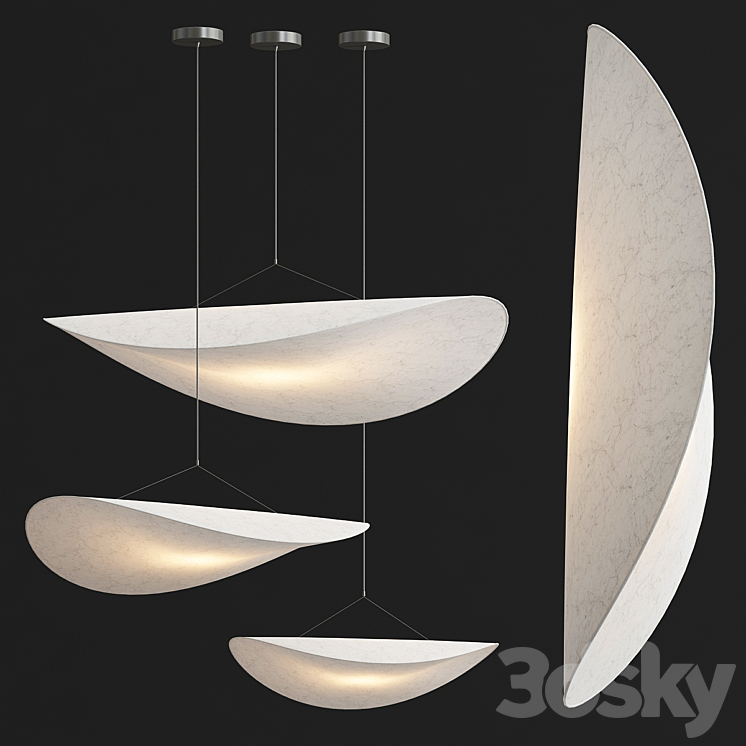 Tense Pendant Lamp 3DS Max Model - thumbnail 2