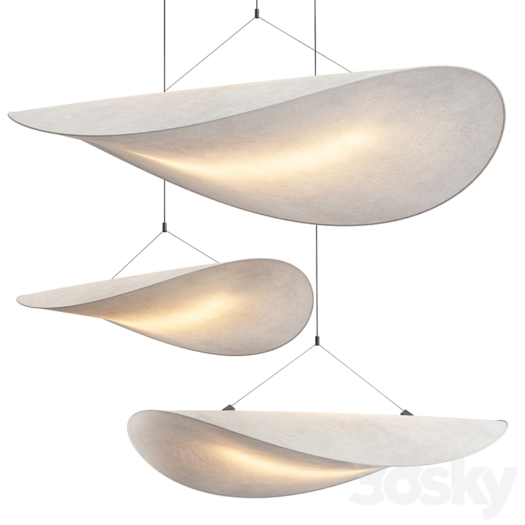 Tense Pendant Lamp 3DS Max Model - thumbnail 1