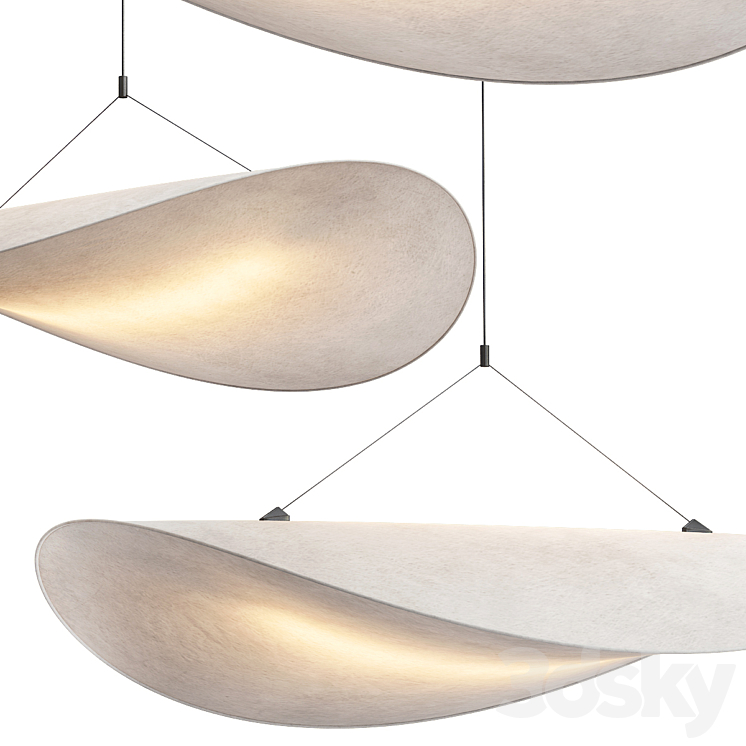 Tense Pendant Lamp 3DS Max Model - thumbnail 2