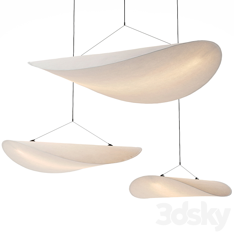 Tense Pendant Lamp D 70\/90\/120 3DS Max Model - thumbnail 1