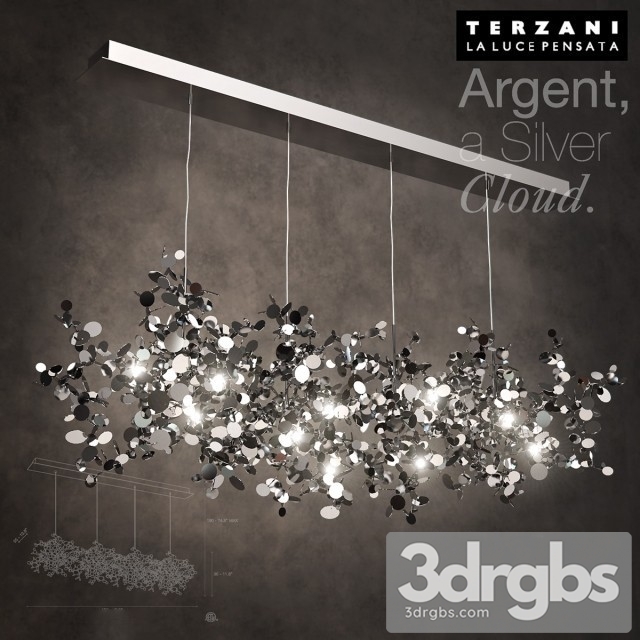 Terzani Argent Silver Cloud 3dsmax Download - thumbnail 1