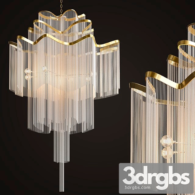 Terzani Atlantis Chandelier 1 3dsmax Download - thumbnail 1