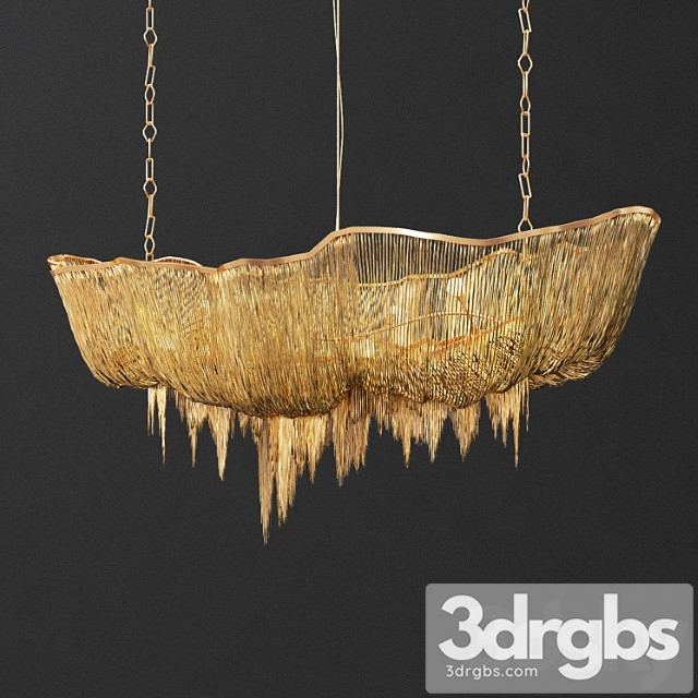 Terzani atlantis gold chandelier - thumbnail 1