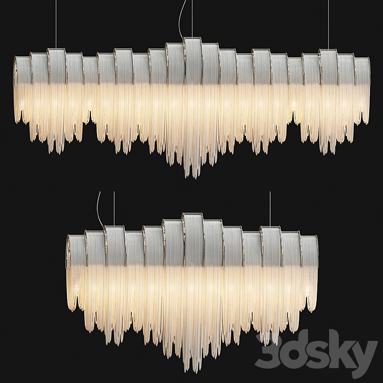 Terzani Concordia Volver Chandelier 3DS Max Model - thumbnail 2