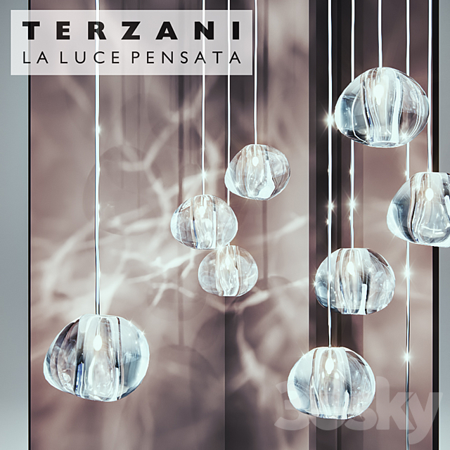 Terzani – Mizu Pendant Light 3DSMax File - thumbnail 1