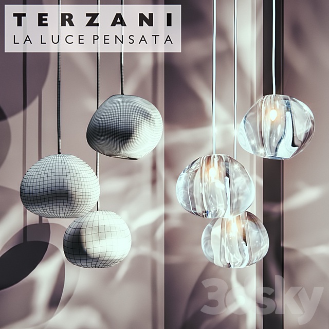 Terzani – Mizu Pendant Light 3DSMax File - thumbnail 3