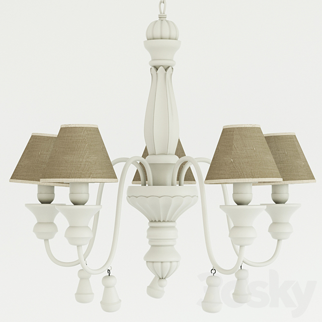 The chandelier in the style of Provence. 3DSMax File - thumbnail 3