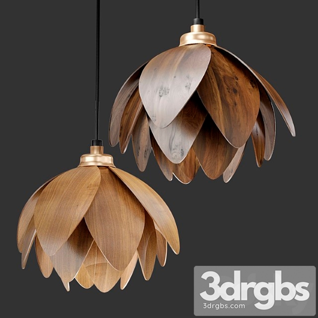 The lotus bud pendant light - thumbnail 1