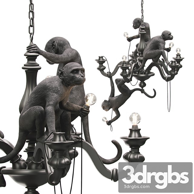 The monkey chandelier 3dsmax Download - thumbnail 1