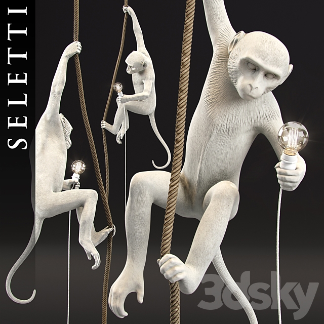 The Monkey Lamp Ceiling Version by Seletti 3DSMax File - thumbnail 1