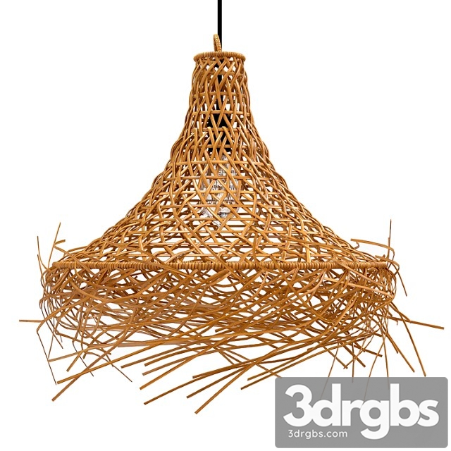 The mykonos pendant natural lamp - thumbnail 1