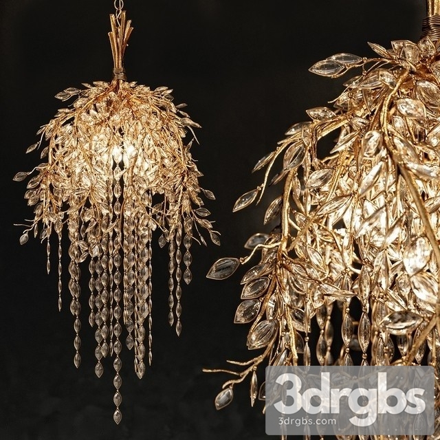 Thomas Pheasant Willow Chandelier 3dsmax Download - thumbnail 1