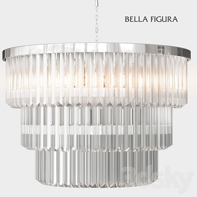 THREE TIER DRUM CHANDELIER (vray + corona) 3DSMax File - thumbnail 2