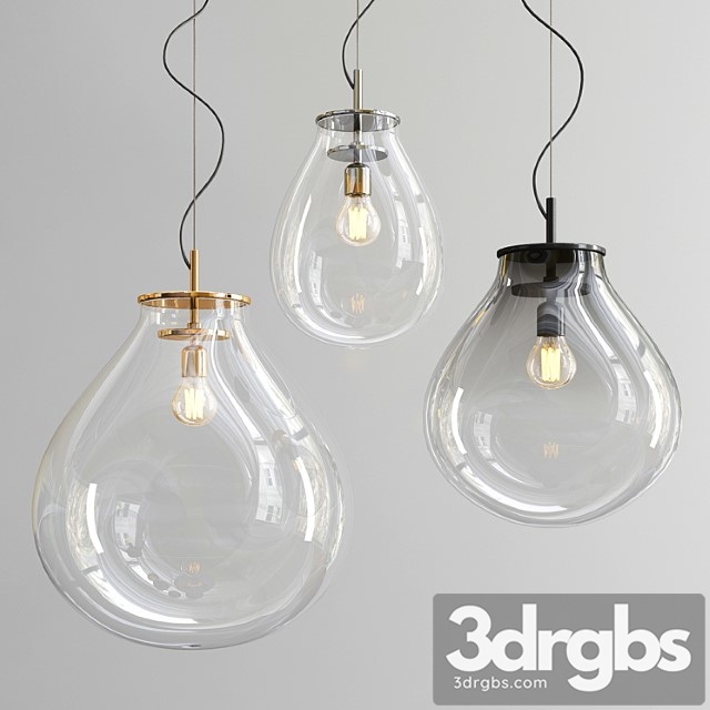 Tim blown glass pendant lamp by bomma - thumbnail 1