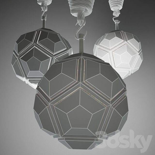 Timothy Oulton Geode Pendant 3DS Max Model - thumbnail 2