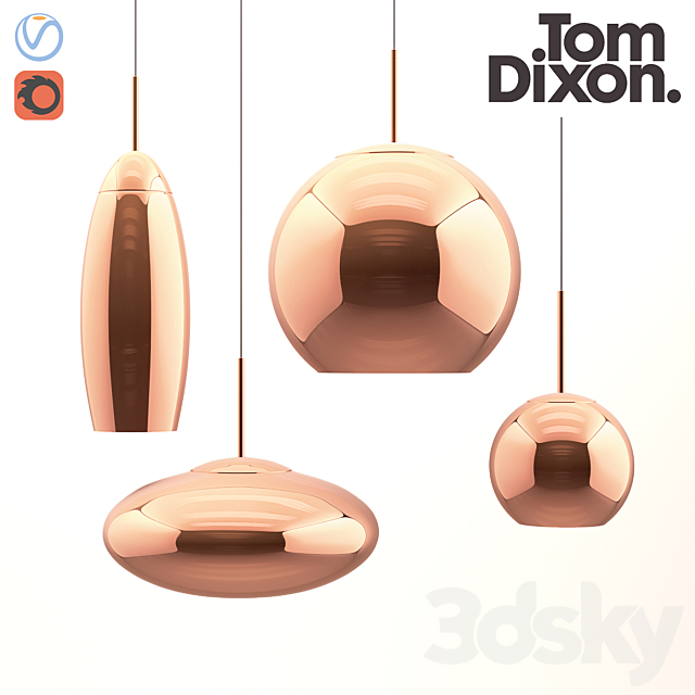 Tom Dixon Tall Lamp 3DSMax File - thumbnail 1