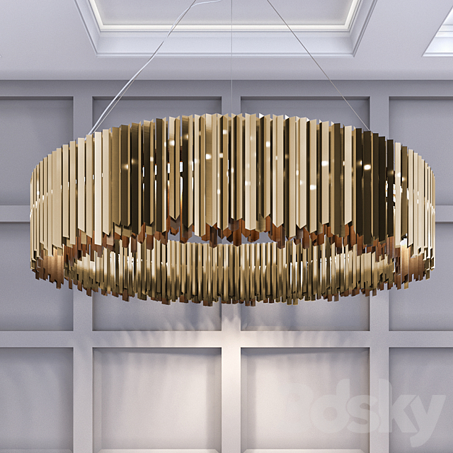 Tom Kirk Llighting Facet Chandelier 3DSMax File - thumbnail 2