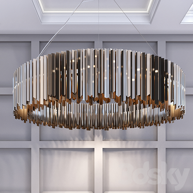 Tom Kirk Llighting Facet Chandelier 3DSMax File - thumbnail 3