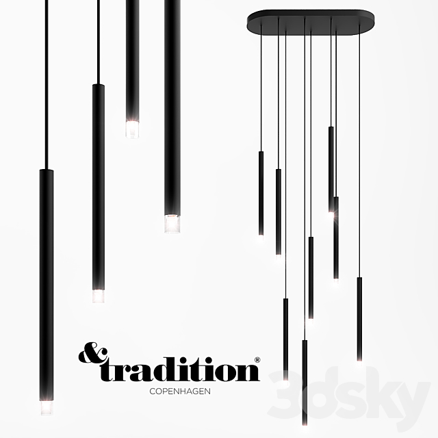 &Tradition Array Chandelier 3DSMax File - thumbnail 1
