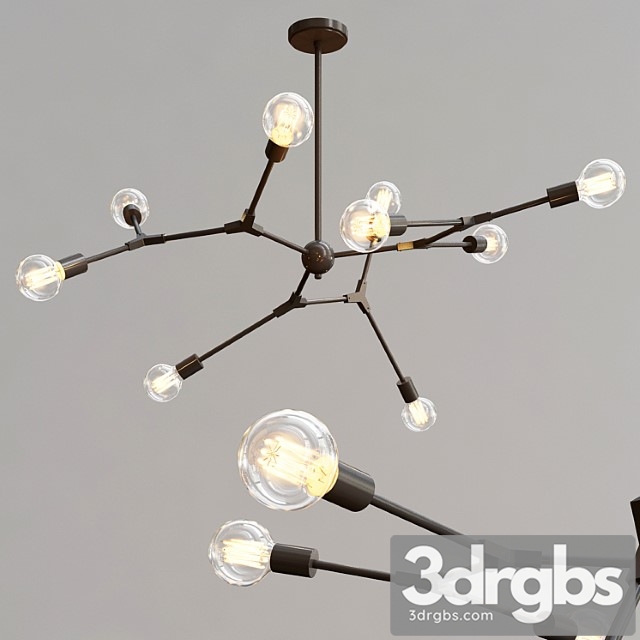 Trazos Chandelier 2 3dsmax Download - thumbnail 1