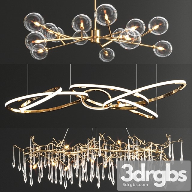 Trend chandelier collection – 3 type - thumbnail 1