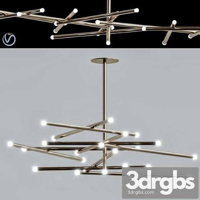 Trendy Light Fixtures 2 3dsmax Download - thumbnail 1