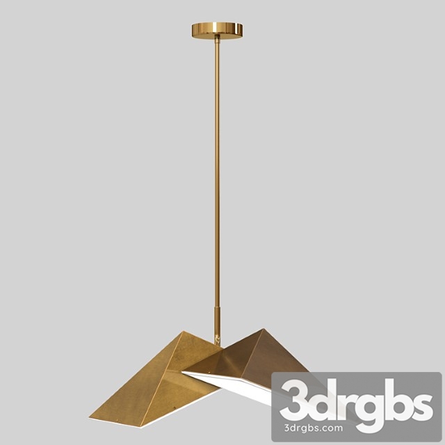 Triangular Prism Pendant Light 3dsmax Download - thumbnail 1