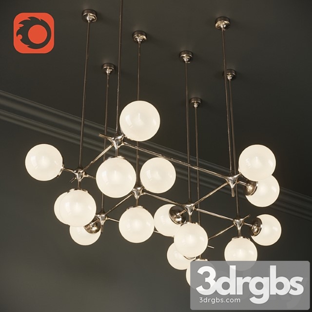 Tribeca Loft Chandelier Maximum 3dsmax Download - thumbnail 1