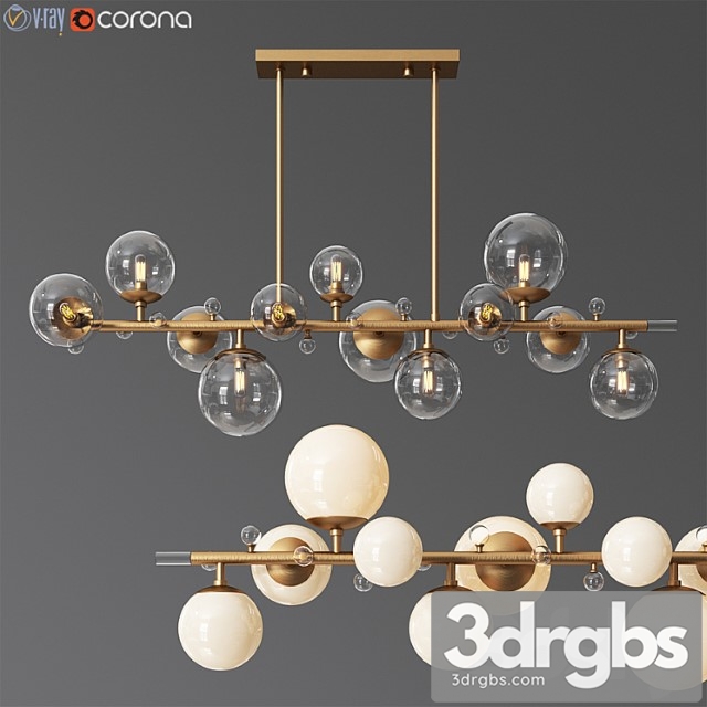 Troon chandelier – arteriors 3dsmax Download - thumbnail 1