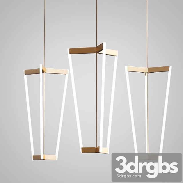 Tube chandelier by michael anastassiades 3dsmax Download - thumbnail 1