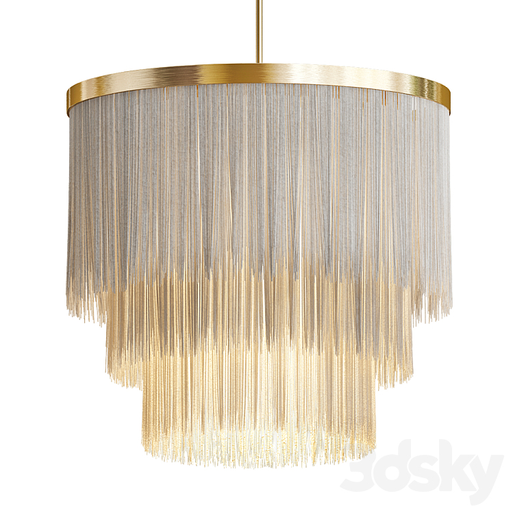 Tuckton Pendant Light 3DS Max Model - thumbnail 1