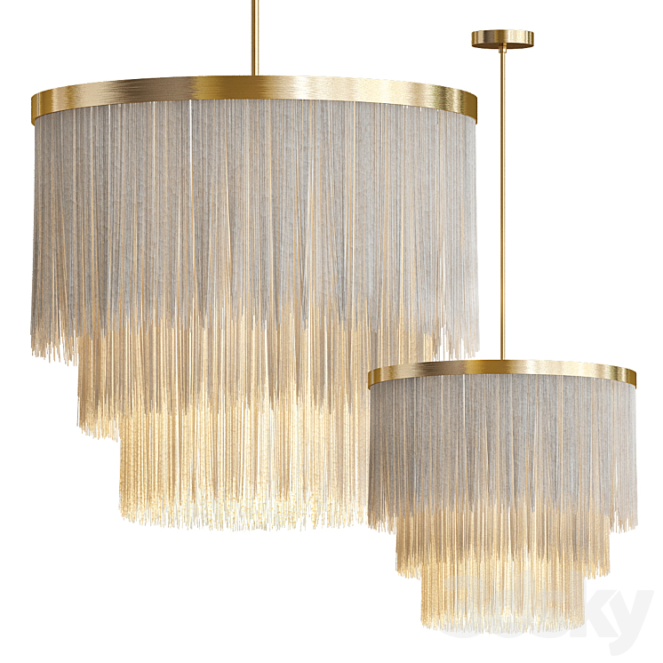 Tuckton Pendant Light 3DS Max Model - thumbnail 2