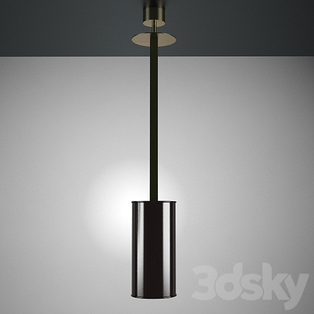 Two Classic Ceiling Lamp 3DS Max Model - thumbnail 3