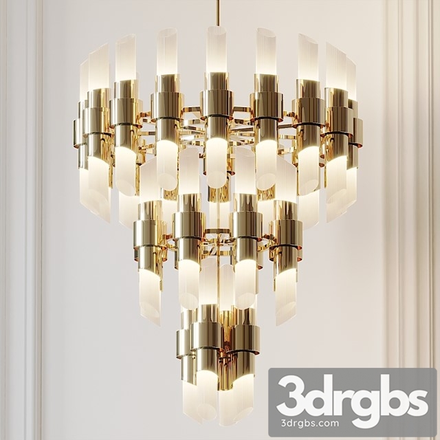 Tychho chandelier by luxuu 3dsmax Download - thumbnail 1