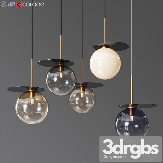 Umbra Glass Pendant By Bomma 3dsmax Download - thumbnail 1