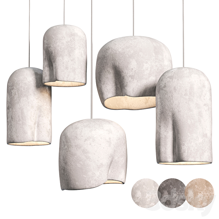 Unai Pendant Light by Arkossa 3DS Max Model - thumbnail 1