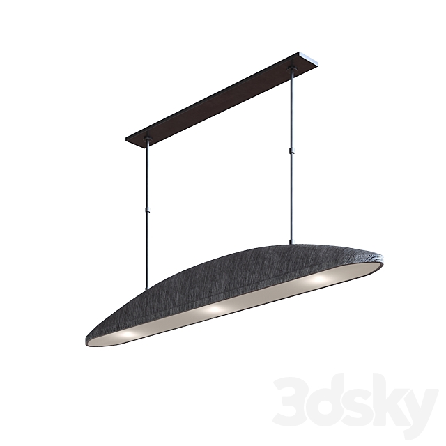 UTOPIA LARGE LINEAR PENDANT 3DS Max Model - thumbnail 2