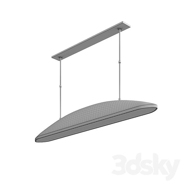 UTOPIA LARGE LINEAR PENDANT 3DS Max Model - thumbnail 3