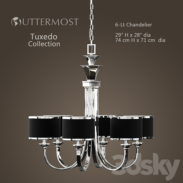 uttermost Tuxedo 3DSMax File - thumbnail 2