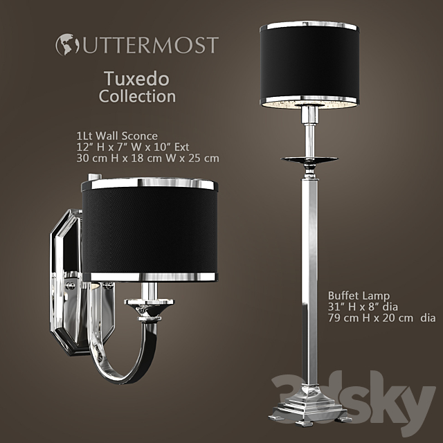 uttermost Tuxedo 3DSMax File - thumbnail 3