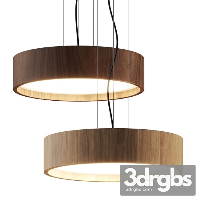 Valaisin gronlund oak & walnut pendant lamp - thumbnail 1