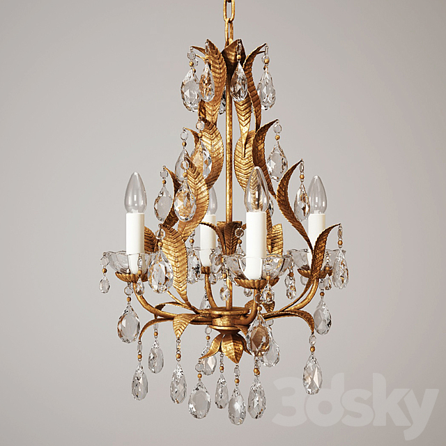 Vaughan Joliet Chandelier CL0078.GI 3DS Max Model - thumbnail 1