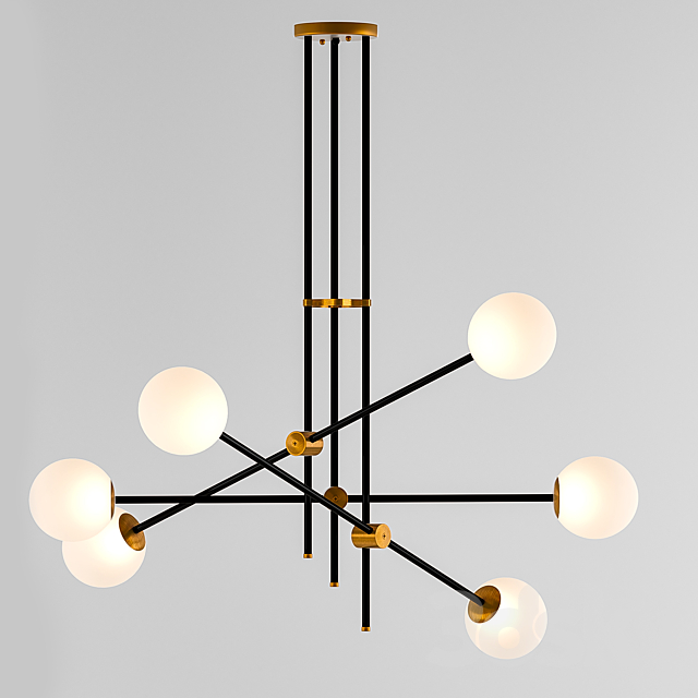 Vector chandelier 3DSMax File - thumbnail 1